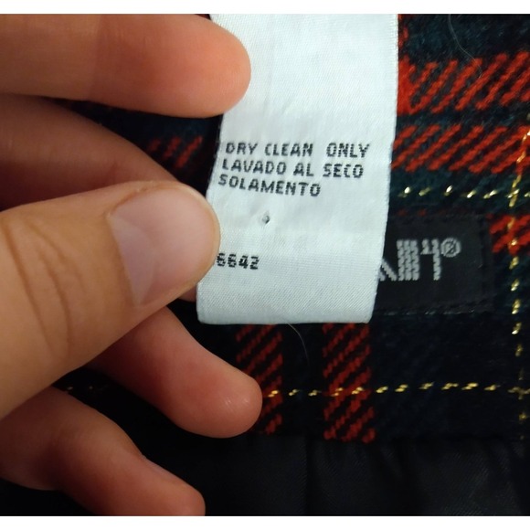 Savannah Blazer Wool Blend Christmas Holiday 4 Petite Jacket Red Green - Picture 8 of 8